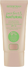 Foundation für eine perfekte Haut und einen natürlichen Teint LSF 15 - Deborah Milano Perfect&Natural Perfecting Foundation SPF15 — Bild N1