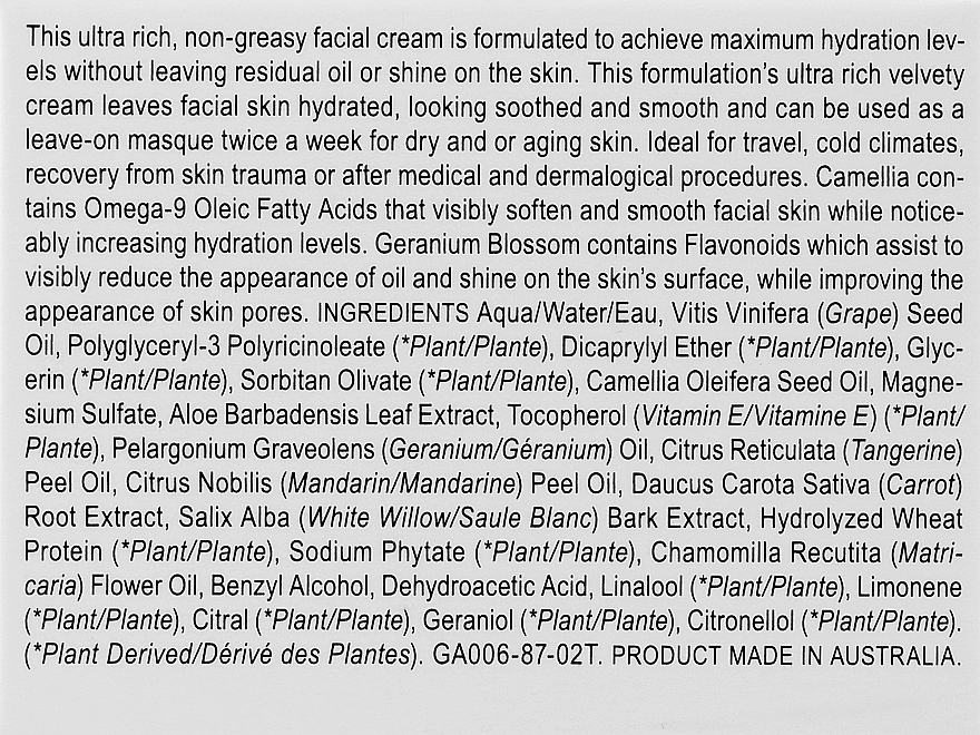 Feuchtigkeitsspendende und regenerierende Gesichtscreme - Grown Alchemist Hydra-Repair Treatment Cream — Bild N3