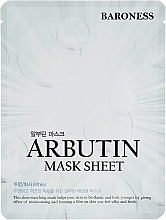 Düfte, Parfümerie und Kosmetik Tuchmaske für das Gesicht mit Arbutinom - Beauadd Baroness Mask Sheet Arbutin