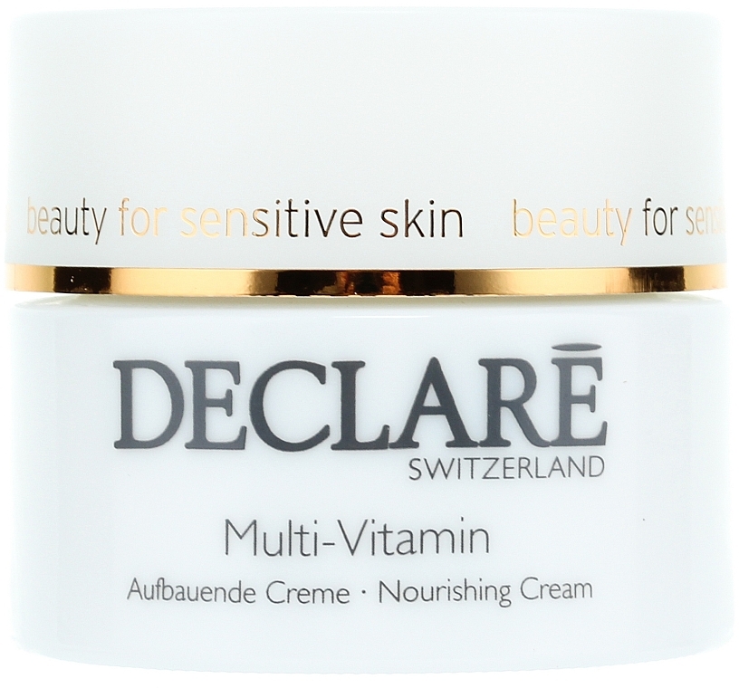 Aufbauende und zellerneuernde Gesichtscreme - Declare Nourishing Multi-Vitamin Cream 50 ml — Bild N2