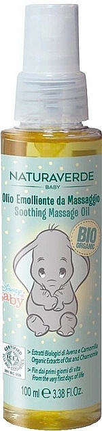 Babymassageöl mit Ringelblumenextrakt - Naturaverde Baby Soothing Massage Oil  — Bild N1