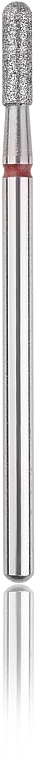 Diamant-Nagelfräser Abgerundeter Zylinder 1,8 mm L-8 mm rot - Head The Beauty Tools — Bild N1