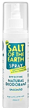 Düfte, Parfümerie und Kosmetik Natürliches Deospray - Salt of the Earth Natural Deodorant Spray