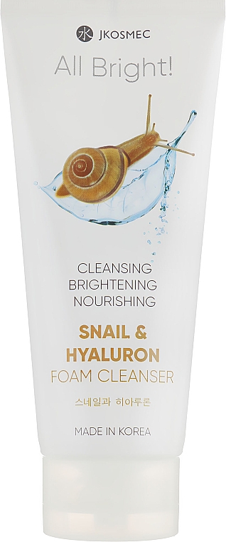 Reinigungsschaum mit Schneckenschleim und Hyaluron - Jkosmec All Bright Basic Snail And Hyaluron Foam Cleanser — Bild N2