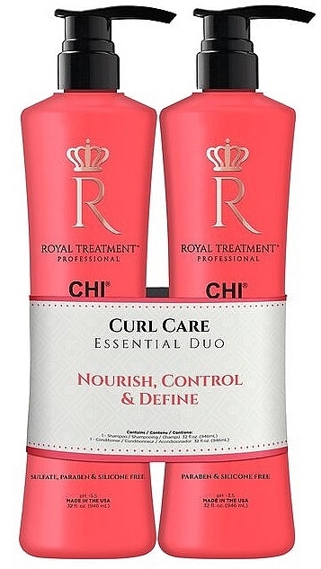 Set - CHI Royal Treatment Curl Care Essentials Duo (shm/946ml + cond/946ml) — Bild N1