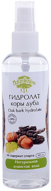 Eichenrinde-Hydrolat - Naturalissimo Oak Bark Hydrolate — Bild N1