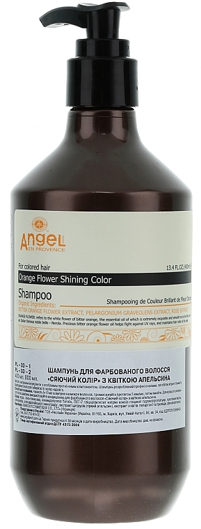 Shampoo für coloriertes Haar - Angel Professional Paris Provence Colored Hair Shampoo — Bild N1