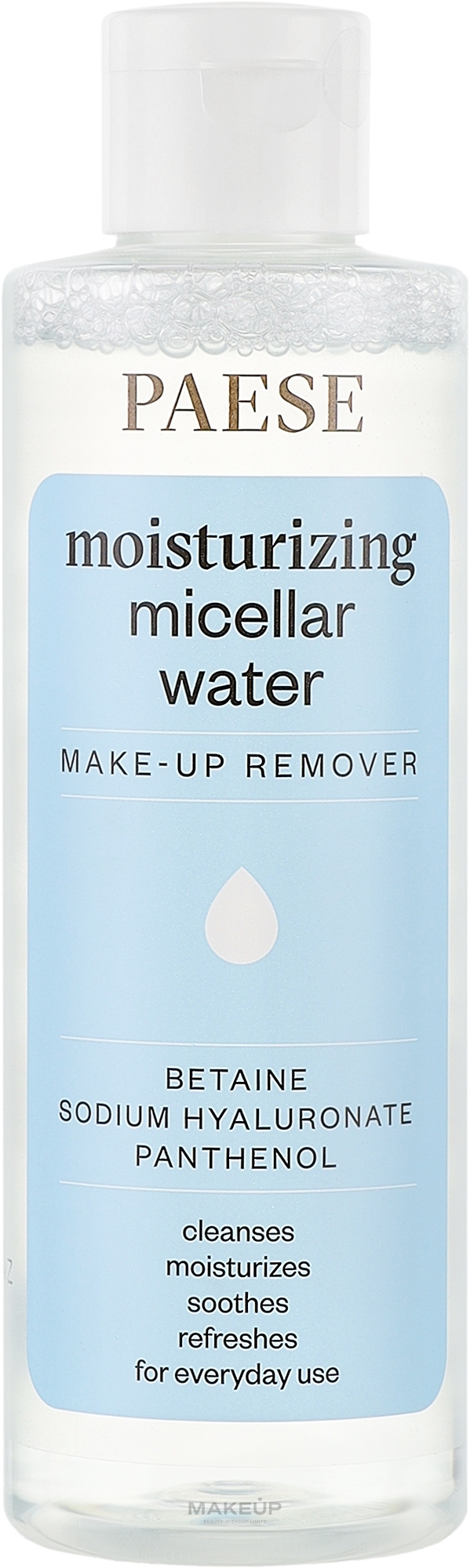 Feuchtigkeitsspendendes Mizellenwasser zum Abschminken - Paese Moisturizing Micellar Water — Bild 200 ml