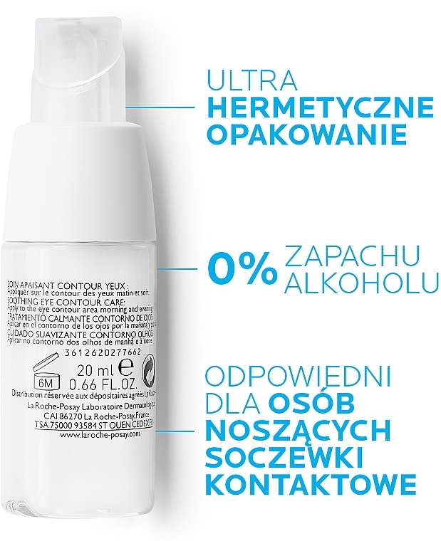 Feuchtigkeitsspendende Augencreme für empfindliche Haut - La Roche-Posay Toleriane Ultra Eye Cream — Bild N3