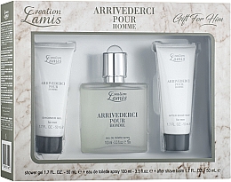 Düfte, Parfümerie und Kosmetik Creation Lamis Arrivederci Pour Homme - Duftset (Eau de Toilette 100ml + Duschgel 50ml + After Shave Balsam 50ml)