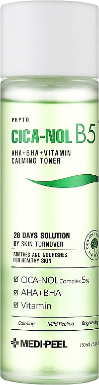 Revitalisierendes Tonikum gegen Entzündungen - MEDIPEEL Phyto CICA-Nol B5 AHA BHA Vitamin Calming Toner  — Bild N1