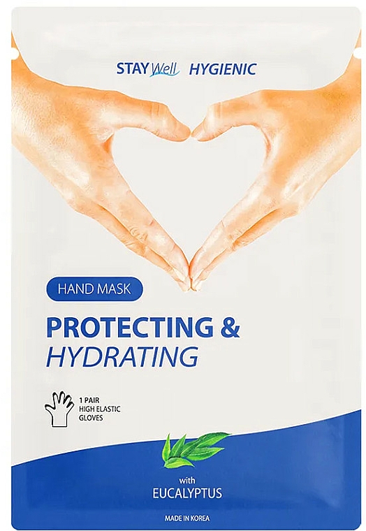 Feuchtigkeitsspendende und schützende Handmaske in Handschuh-Form mit Eukalyptusextrakt - Stay Well Protecting & Hydrating Hand Mask — Bild N1