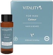 Düfte, Parfümerie und Kosmetik Haar- und Bartfärbemittel - Vitality's For Man Colour Hair & Beard 