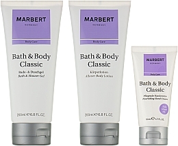 Marbert Bath & Body Classic - Körperpflegeset (Bade- und Duschgel 200ml + Pflegende Handcreme 50ml + Körperlotion 200ml) — Bild N2