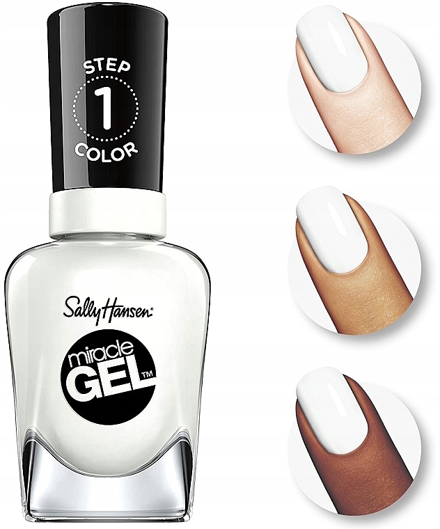 Nagelset - Sally Hansen Miracle Gel Duo 900 (Nagellack/14,7 ml + Top/14,7 ml) — Bild N3