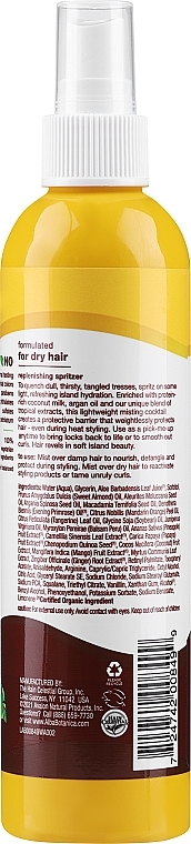 Haarspülung-Nebel mit Kokosmilch und Arganöl, ohne Auswaschen - Alba Botanica Hawaiian Leave In Conditioning Mist Coconut Milk — Bild N2
