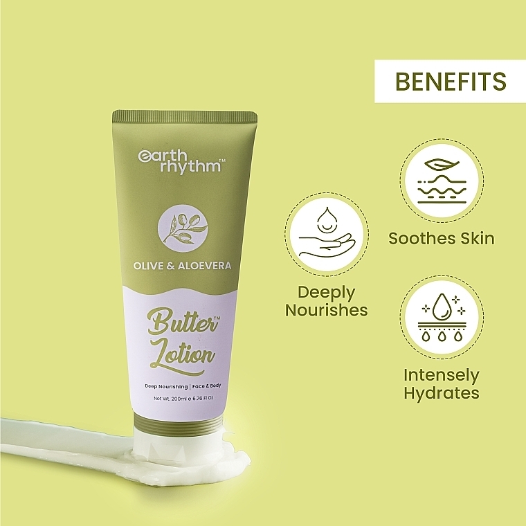 Körperlotion - Earth Rhythm Olive & Aloe Vera Butter Lotion — Bild N3