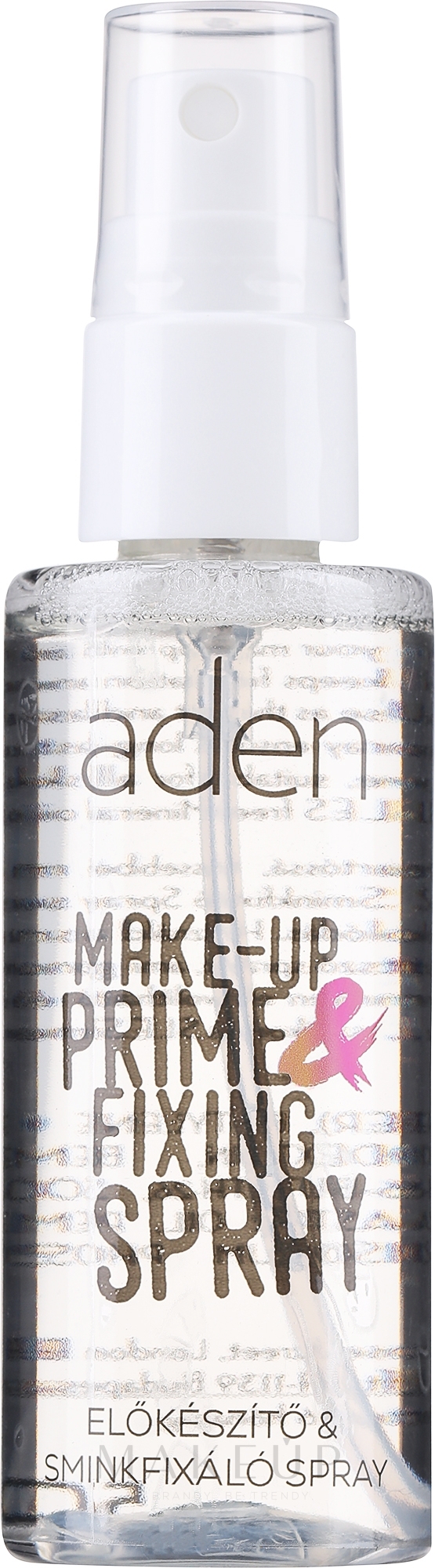 Make-up-Fixierer - Aden Cosmetics Make-Up Primer And Fixing Spray — Bild 50 ml