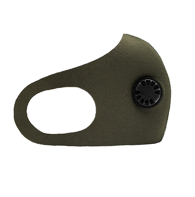 Schutzmaske mit Ausatemventil khaki - XoKo — Bild N4