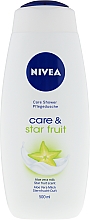 Creme-Duschgel - NIVEA Care & Star Fruit Shower Gel — Bild N1