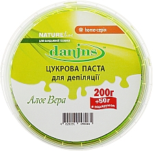 Düfte, Parfümerie und Kosmetik Zuckerpaste für die Enthaarung zu Hause mit Aloe Vera - Danins Home Sugar Paste Aloe Vera