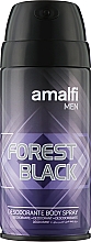 Düfte, Parfümerie und Kosmetik Deospray Schwarzer Wald - Amalfi Men Deodorant Body Spray Forest Black