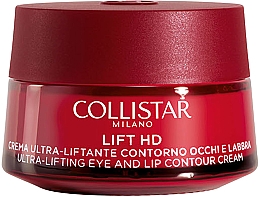 Düfte, Parfümerie und Kosmetik Augen- und Lippenkonturcreme mit Lifting-Effekt - Collistar Lift HD Ultra-Lifting Eye And Lip Contour Cream