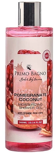 Feuchtigkeitsspendendes Duschgel Granatapfel und Kokosnuss - Primo Bagno Pomegranate Coconut Moisturizing Shower Gel — Bild N1