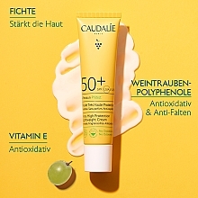 Sonnenschutzcreme für das Gesicht - Caudalie Vinosun Protect Very High Lightweight Cream SPF 50+ — Bild N5