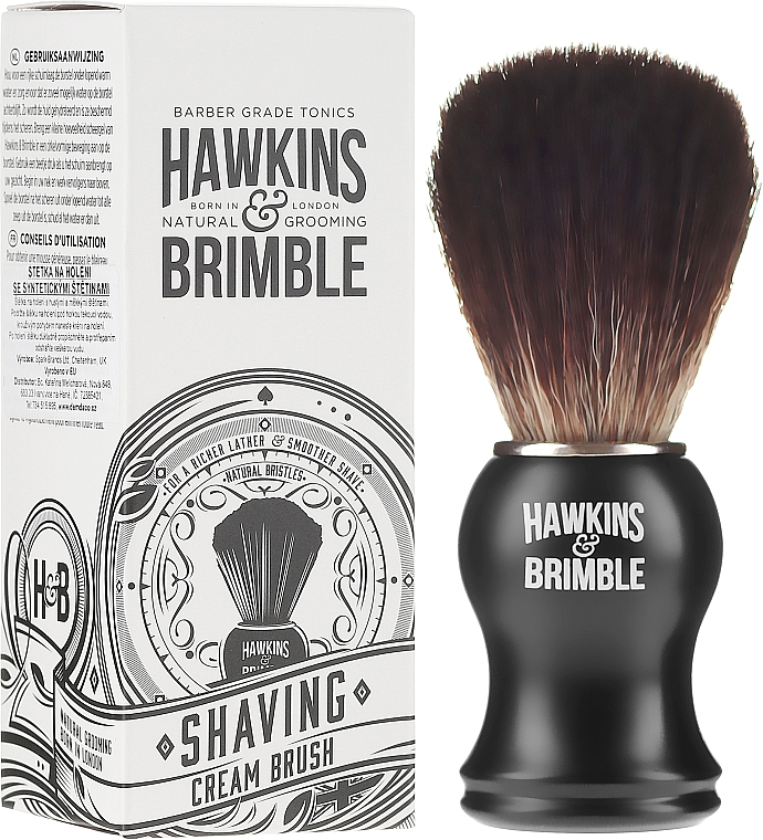 Rasierpinsel mit Synthetikhaar - Hawkins & Brimble Synthetic Shaving Brush — Bild N1