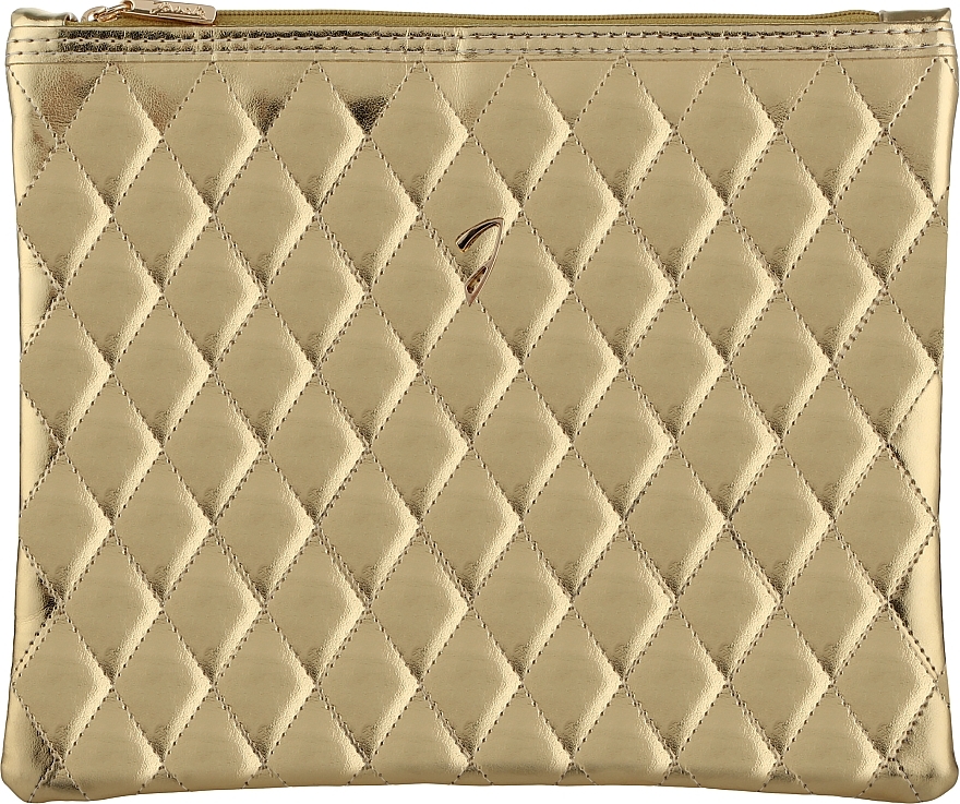 Kosmetiktasche groß gold - Janeke Golden Quilted Pouch — Bild N1