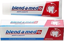Düfte, Parfümerie und Kosmetik Zahnpasta Anti-Cavity Original - Blend-a-med Anti-Cavity Original Toothpaste