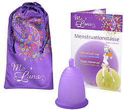 Menstruationstasse Größe M violett - MeLuna Classic Menstrual Cup Ball — Bild N1