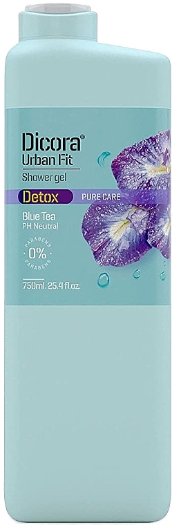 Duschgel Blauer Tee - Dicora Urban Fit Detox Blue Tea Shower Gel — Bild N1