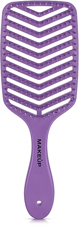 Haarbürste violett - MAKEUP Massage Air Hair Brush Purple — Bild N1