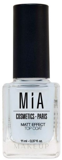 Decklack mit Matteffekt - Mia Cosmetics Paris Matt Effect Top Coat — Bild 11 ml