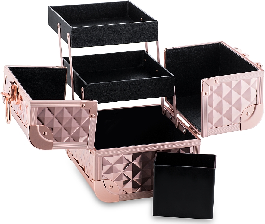 Kosmetikkoffer - Inglot Makeup Case Diamond Mini Rose Gold MB152M K107 4 — Bild N3