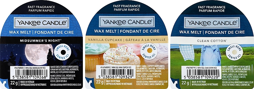 Duftset - Yankee Candle Set (Duftendes Wachs 3x22g) — Bild N2