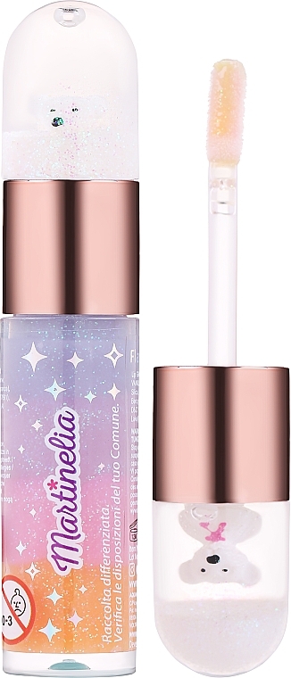 Lipgloss Vanille - Martinelia Lip Gloss Bear Glitter Effect — Bild N1