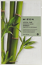 Tuchmaske mit Bambusextrakt - Mizon Joyful Time Essence Mask Bamboo — Bild N1