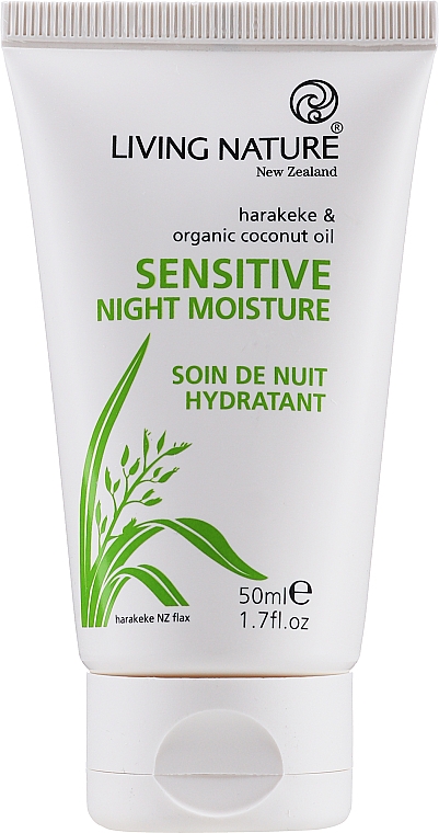 Nachtcreme für das Gesicht - Living Nature Sensitive Night Moisture Cream — Bild N1