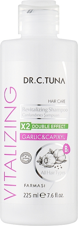 Shampoo mit Knoblauchextrakt - Farmasi Dr. C.Tuna Vitalizing  — Bild N2