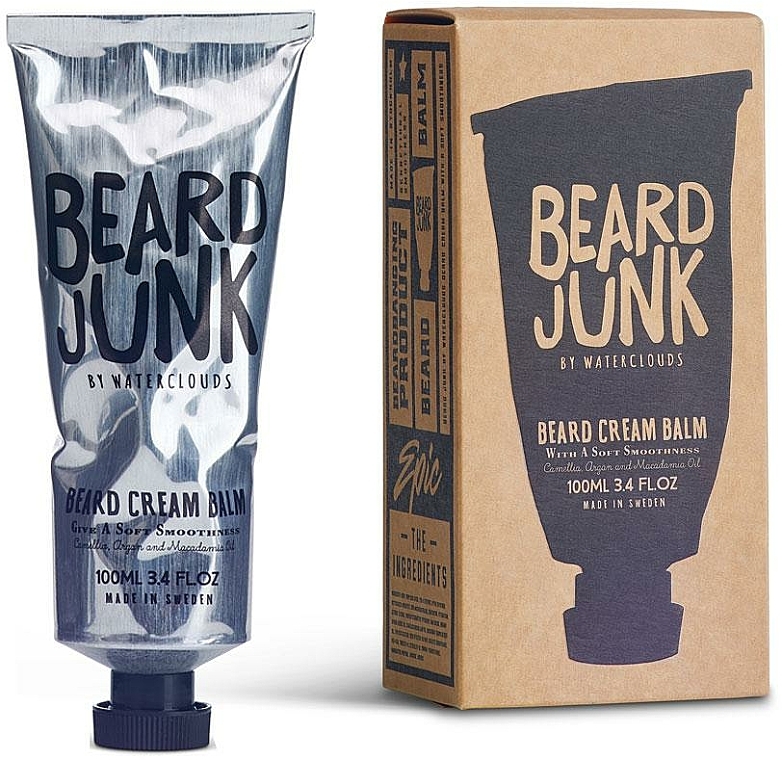 Weichmachender und glättender Bartcreme-Balsam - Waterclouds Beard Junk Beard Cream Balm — Bild N1