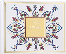 Düfte, Parfümerie und Kosmetik Seifenpflegeset - Olivos Ottaman Bath Soap Tulip Gift Set (Seife 2x250g + Seife 2x100g) 
