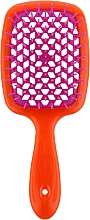 Haarbürste orange mit rosa - Janeke Superbrush — Bild N1