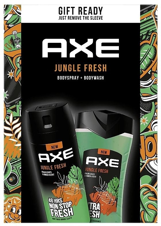 Set - Axe Jungle Fresh Gift Ready (deo/150ml + sh/gel/250ml) — Bild N1