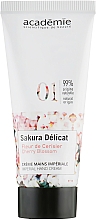 Düfte, Parfümerie und Kosmetik Handcreme mit Kirschblüte - Academie Sakura Delicat Imperial Hand Cream