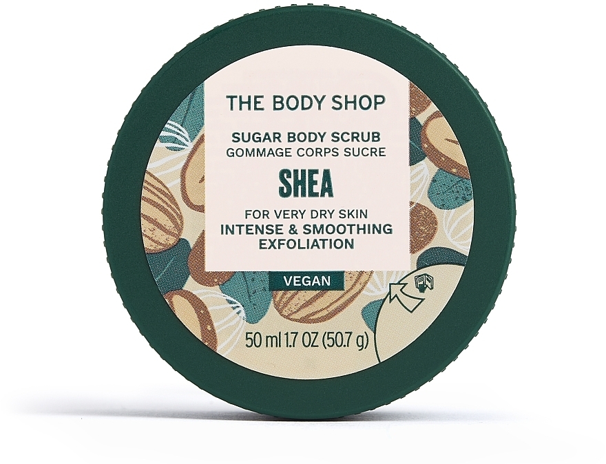 Zuckerpeeling für den Körper mit Sheabutter - The Body Shop Shea Exfoliating Sugar Body Scrub — Bild N1