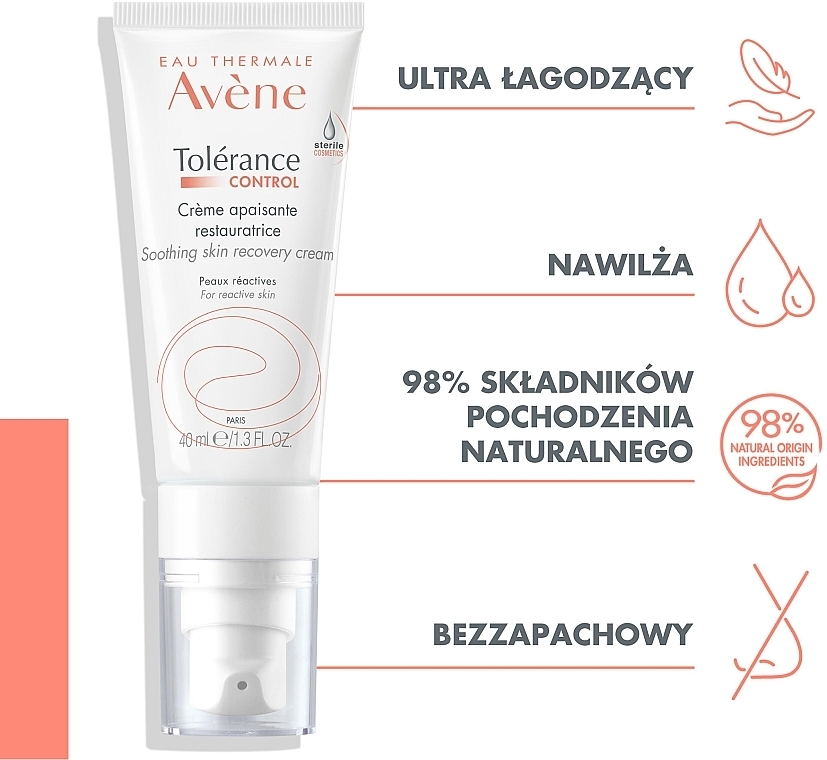 Hautregenerierende und beruhigende Gesichtscreme für reaktive Haut - Avene Tolerance Control — Bild N5
