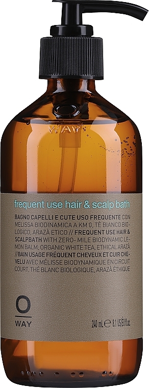 Tägliches Haarshampoo (mit Spender) - Oway Frequent Use Hair & Scalp Bath — Bild N1